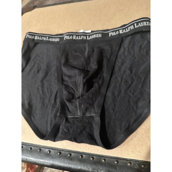 VTG RARE POLO Ralph Lauren string bikini men’s underwear black XL - Picture 1 of 3